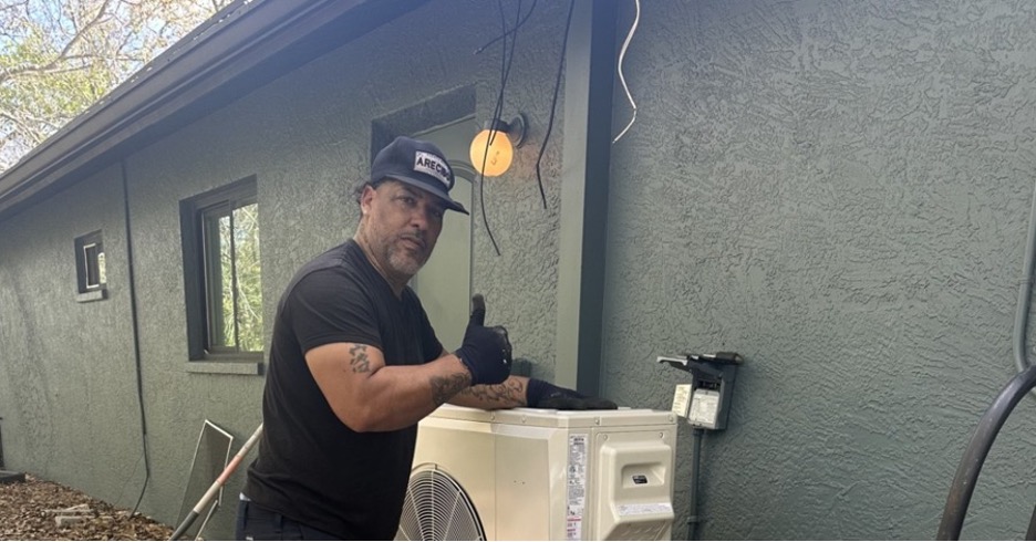 Full HVAC system replacement completed by McDonald Home Services after an older unit became unreliable and began tripping the breaker.