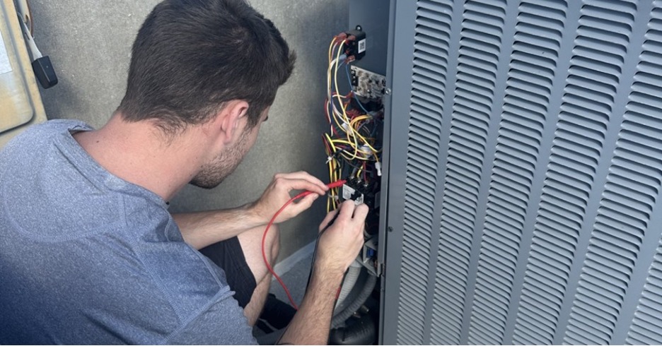 Ryan from McDonald Home Services was performing scheduled maintenance on a commercial HVAC system and checking one of the areas that often gets overlooked: electrical performance.
